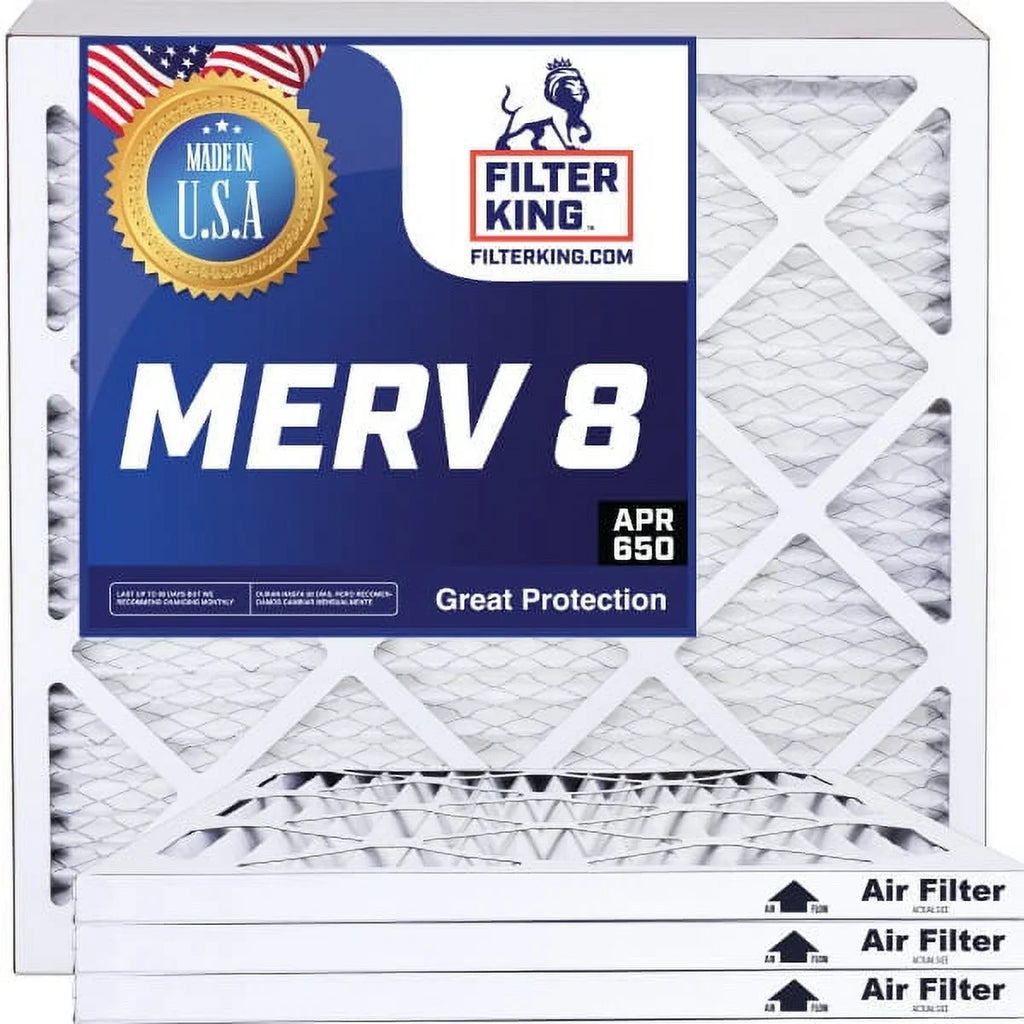 43 Filter | Filters 26x43x1a | 4-PACK MERV MADE IN Air Size: 8 Filter HVAC A/C Actual USA | 26 King x Pleated Furnace x | .75"