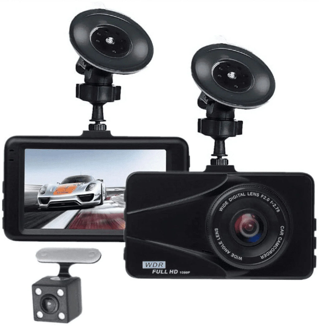 Lexus Loop Motion T670 3" Full DVR For WDR, Cam 170° Video Angle, Excellent HD Wide Screen Dual Dash LCD Travel Recorder Plus Recording Images G-Sensor, Detection