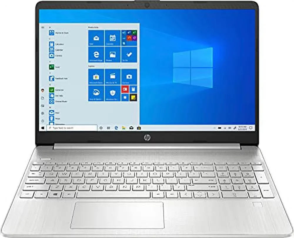 Xe WiFi 256GB SSD Backlit DDR4 Accessories 16GB Silver PC Keyboard Graphics HP i5-1135G7 BT Iris Laptop Webcam Windows 10 HD 2022 4-Core NVMe w/RE RJ45 AC USB-C Touchscreen Intel 15.6" HDMI