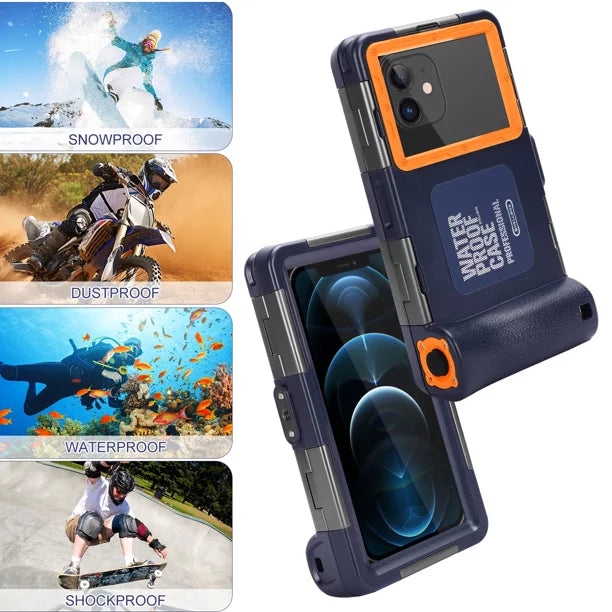 LCD all Phones 6.9 Case Inch [15m/50ft] Diving Photo Swimming And Waterproof Video Housing Lanyard Snorkeling Neo Underwater Professional Up Surfing to Tecno for Protective with Pova UrbanX