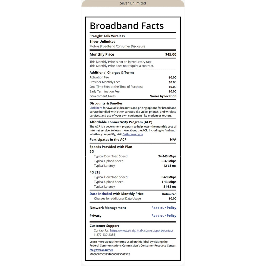 Up 2-Line Straight Int'l Hotspot $75 Talk Delivery) + (Email Plan Prepaid Unlimited 5GB 30-Day + Top Silver e-PIN Data Calling