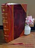 Volume 1912 Papers BOUND] and Other [LEATHER South Seas vol. 9