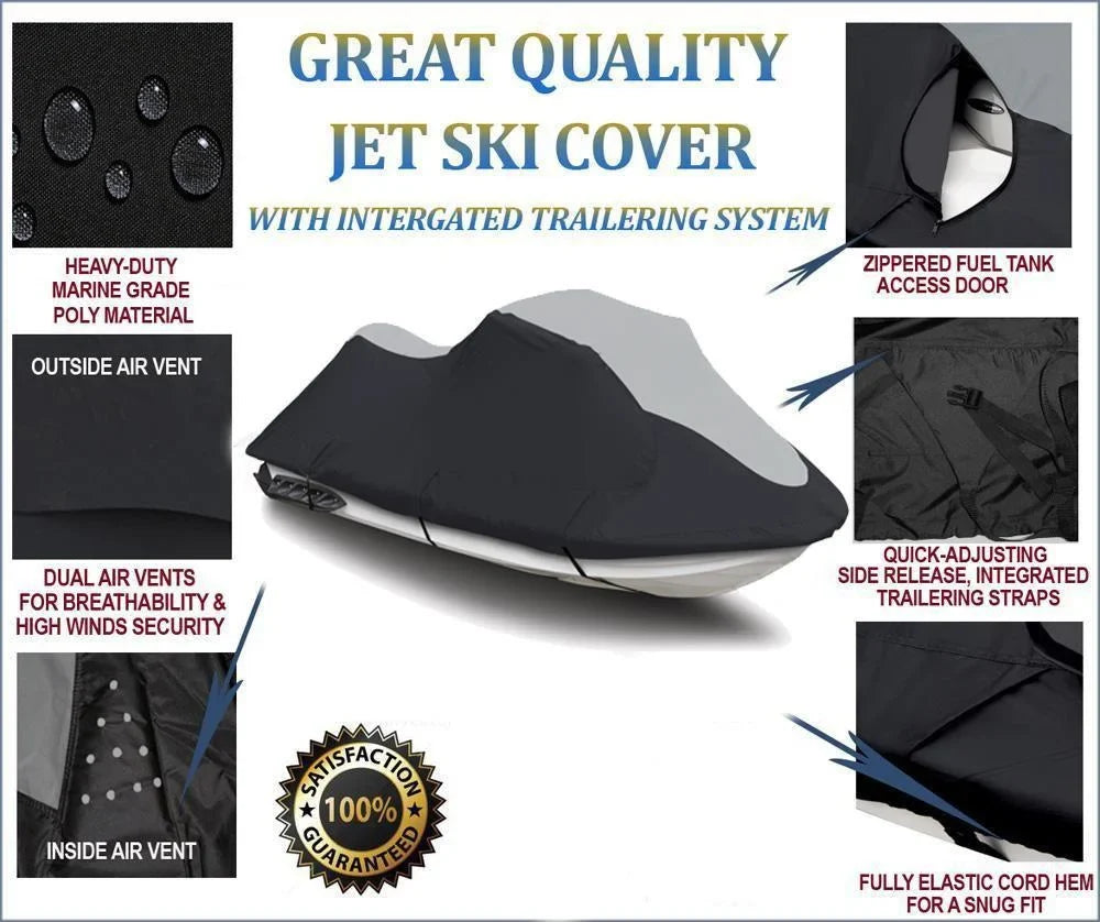 Ultra Kawasaki 2011-2015 HEAVY-DUTY Cover PWC PWC Jet Compatible SUPER Cover JetSki Ski 300LX Watercraft for Trailerable