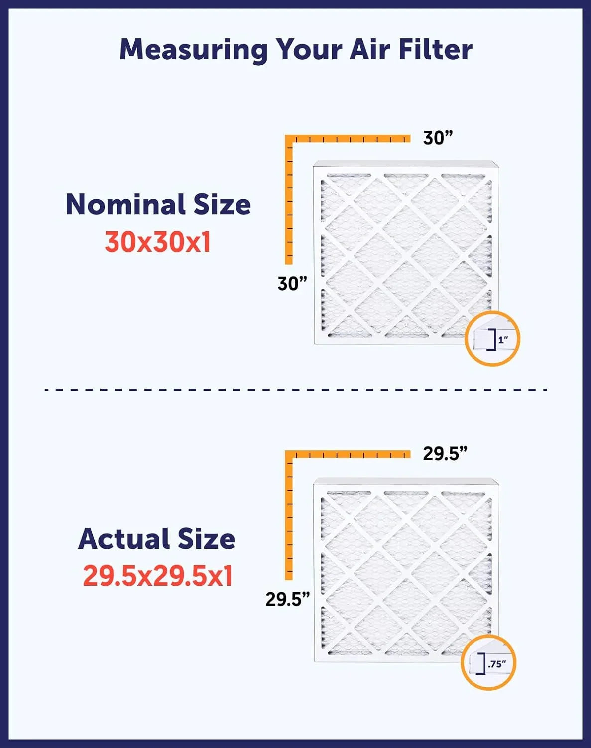 x HVAC 15.5 Size: 24.5 Filter | Filter x MADE | MERV .75" 15.5x24.5x1a IN Pleated USA | | Actual Air 8 King Furnace 3-PACK A/C Filters