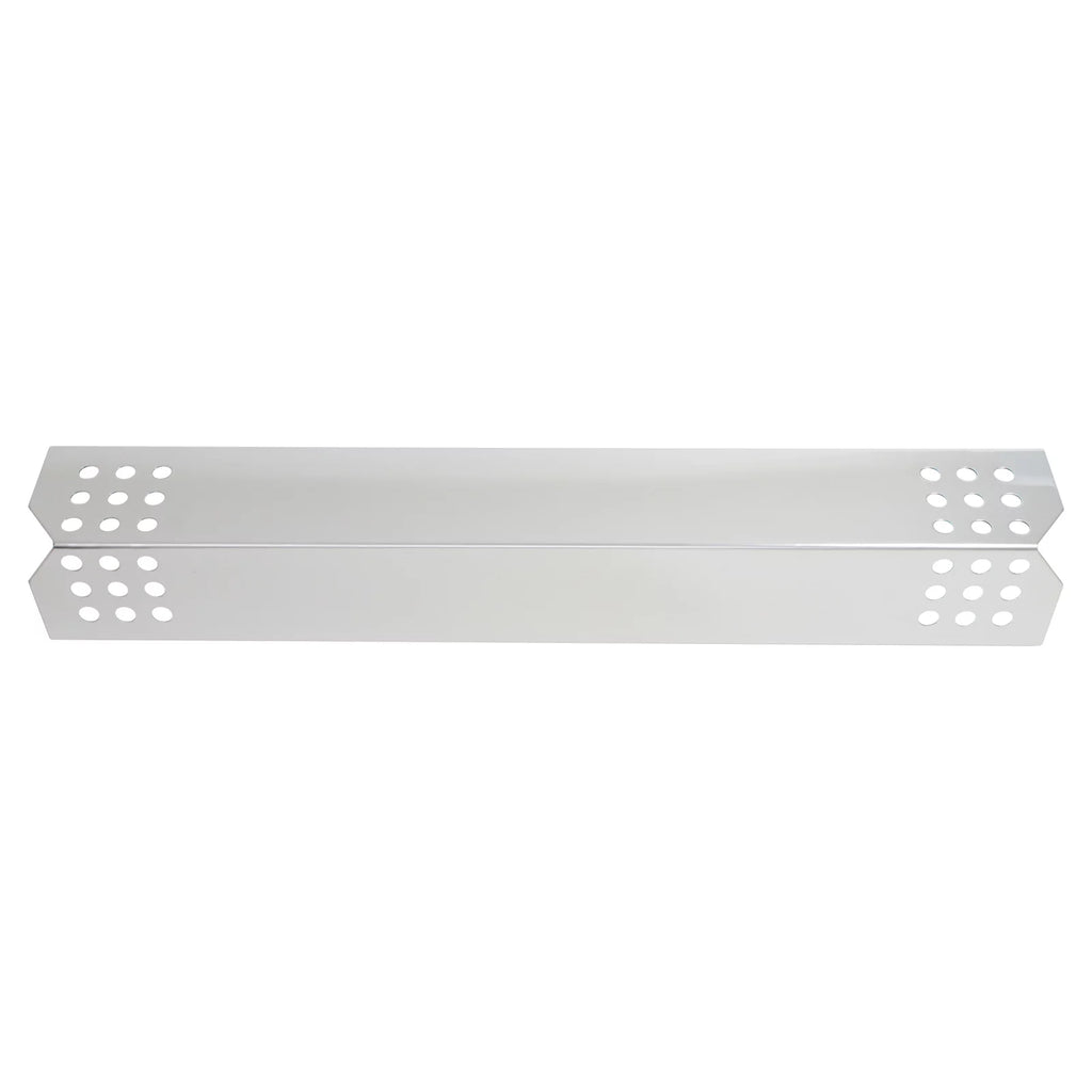 BBQ Deflector, Cover Bar, Steel Air Vaporizer Jenn Bar, Tamer, Barbeque Tent Shield for Plate Compatible 1/8" 16 - Flame Replacement 730-0709 Heat Flavorizer Parts Burner 3-Pack Stainless Grill Guard,