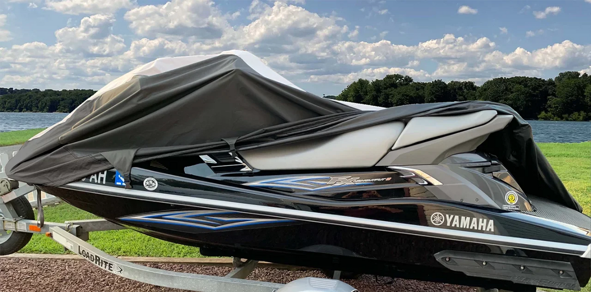 2019 HEAVY-DUTY COVER SUPER 2020 STX-15F 2018 Compatible SKI JET Kawasaki for