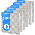 USA - in Pleated SpiroPure Pack) Air Filters (6 Made 23X23X1 8 MERV