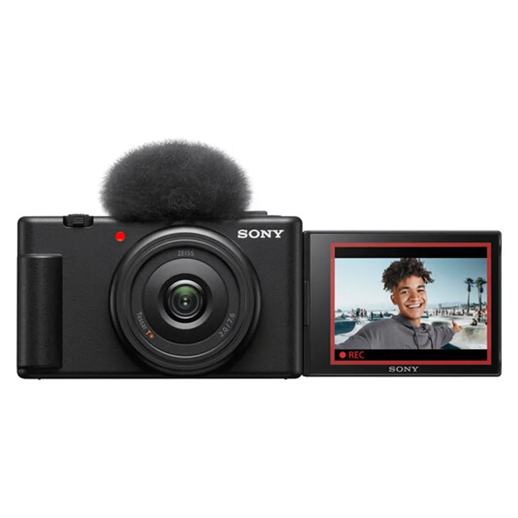 Vlogging Tripod Sony 64GB SanDisk Memory ZV-1F with Accessory + ZeeTech + Bundle Camera Card (Black)