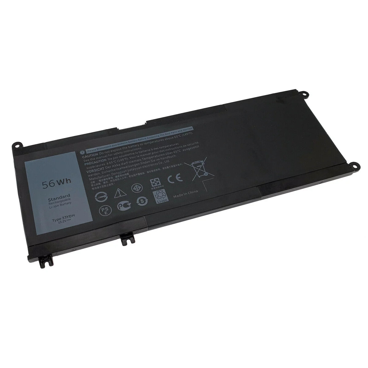 33YDH 13-3000 for 15-3580 Dell P30E001 Battery 081PF3 Latitude 15-3590 13-3380