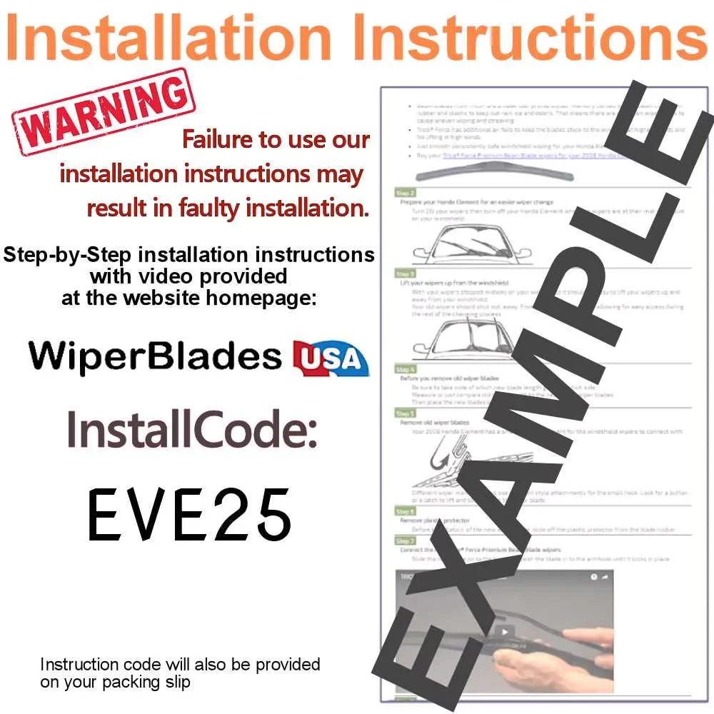 Wipers Buick of (Set 2017 2) Beam Performance LaCrosse