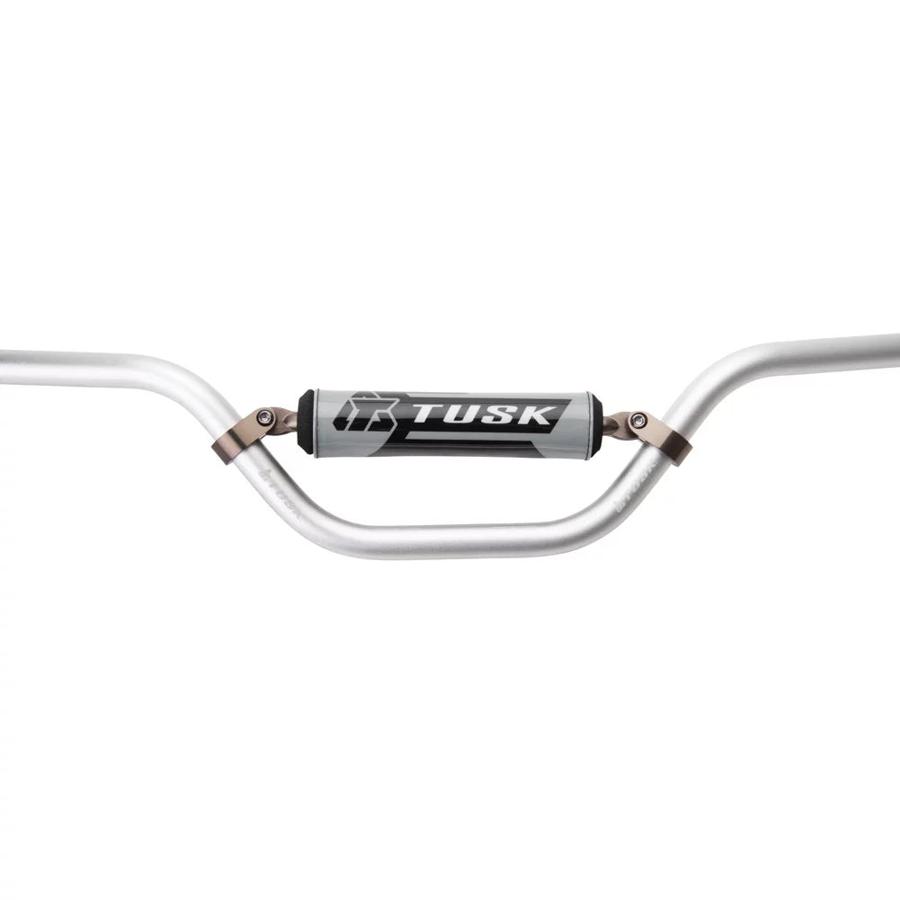 Mini CR Tusk Aluminum 7/8" Bend Handlebar Silver LX4 2000 T-10 For LEM
