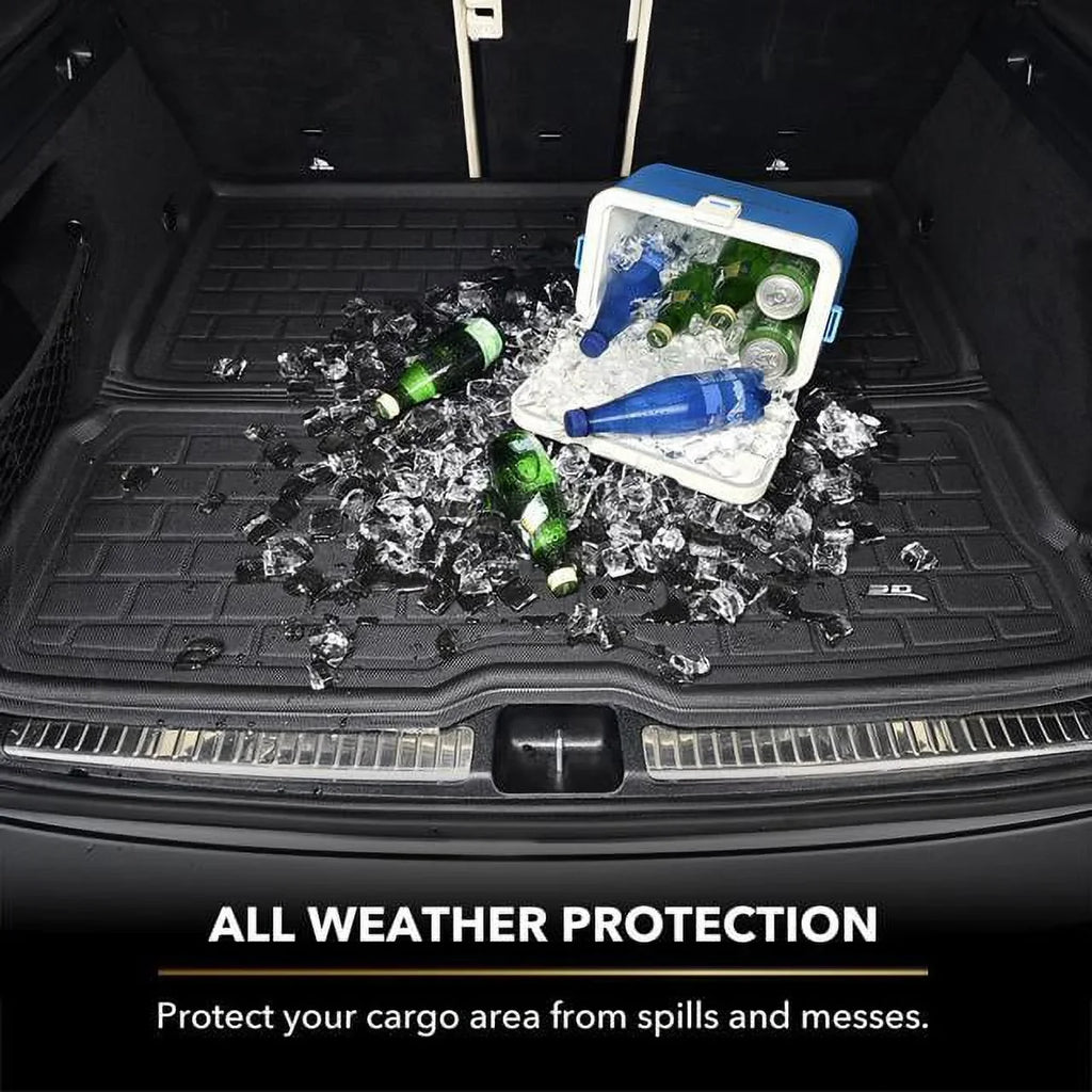 Liner with - MAXpider MERCEDES-BENZ EQS Liner Cargo KAGU Cargo 3D 2022-2024 compatible (BLACK)