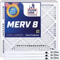 | x A/C MERV x HVAC Actual 8 | Furnace USA King 33 33x48x1a Air IN Pleated | Filters .75" Filter 4-PACK MADE Filter | 48 Size: