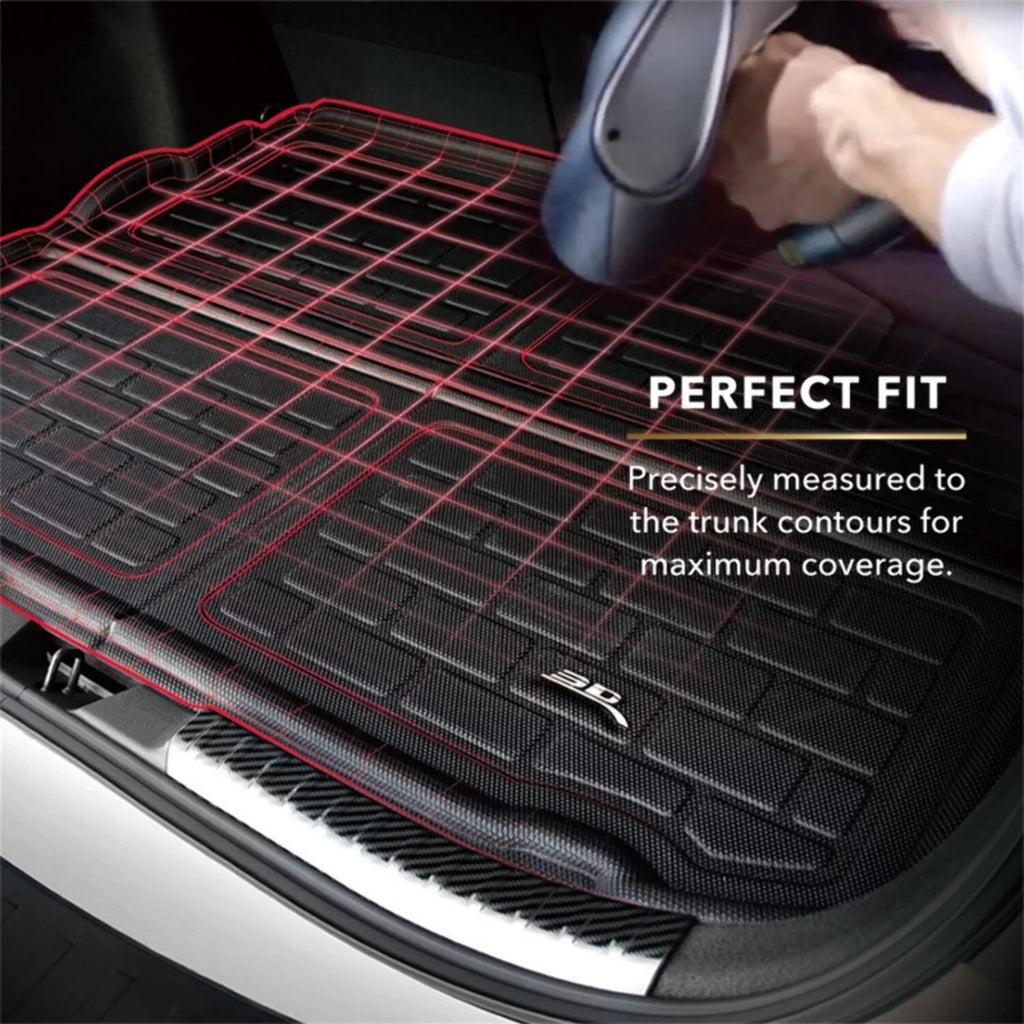 TOYOTA with 3D Liner KAGU Cargo 2008-2013 Liner HIGHLANDER Cargo MAXpider compatible (BLACK) -