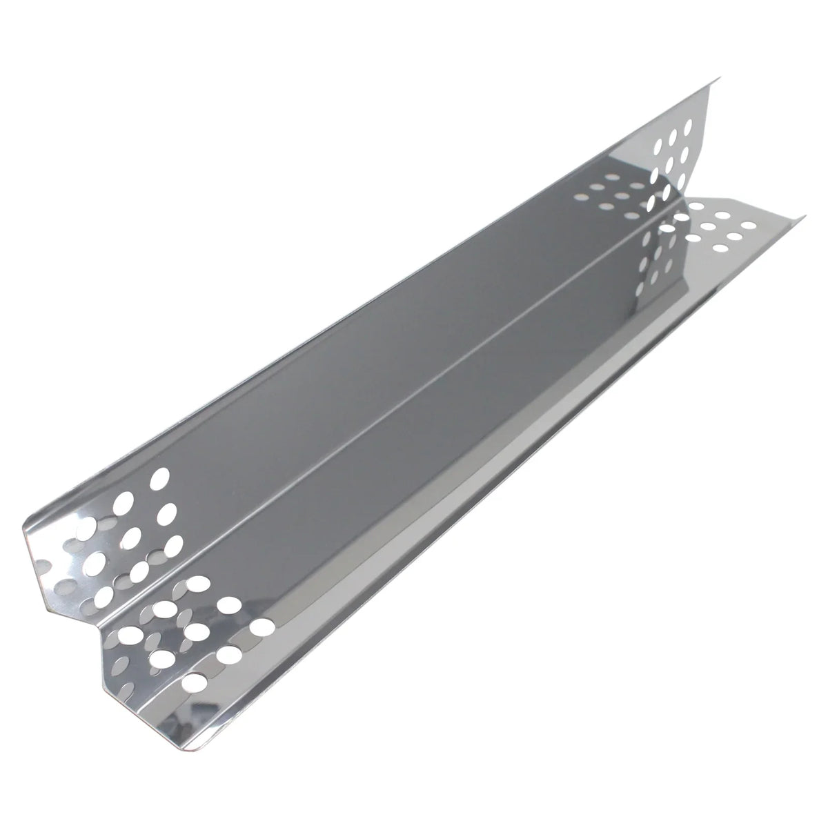 BBQ Deflector, Cover Bar, Steel Air Vaporizer Jenn Bar, Tamer, Barbeque Tent Shield for Plate Compatible 1/8" 16 - Flame Replacement 730-0709 Heat Flavorizer Parts Burner 3-Pack Stainless Grill Guard,