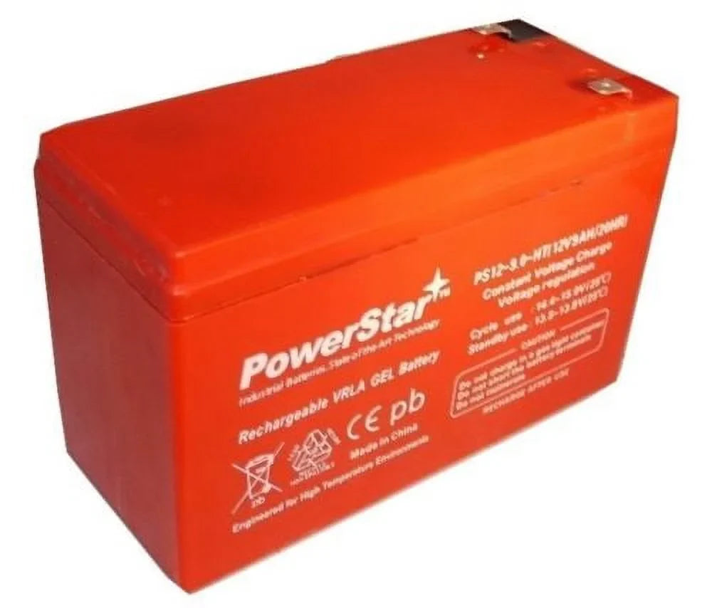 BATT9AH PowerStar 9-Amp Cell TEMP 12-volt Battery Replacement Aqua-Vu HIGH Gel